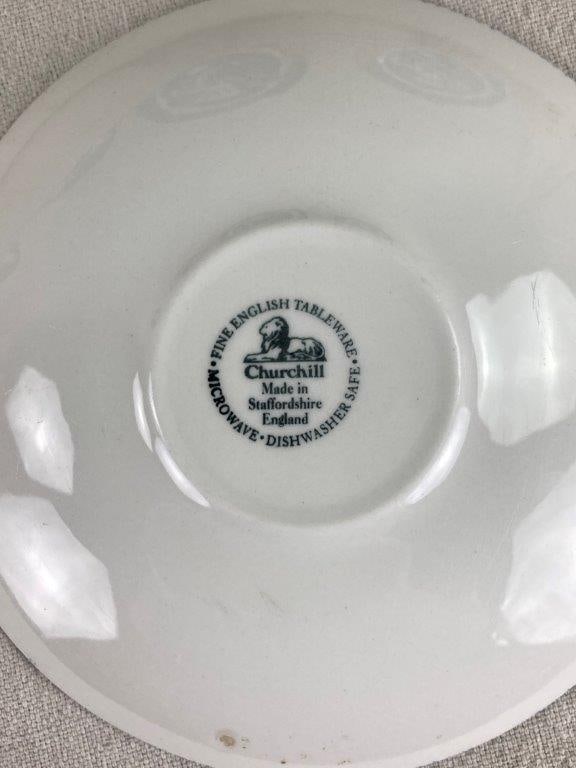 Churchill Blue Willow China Lot - 5