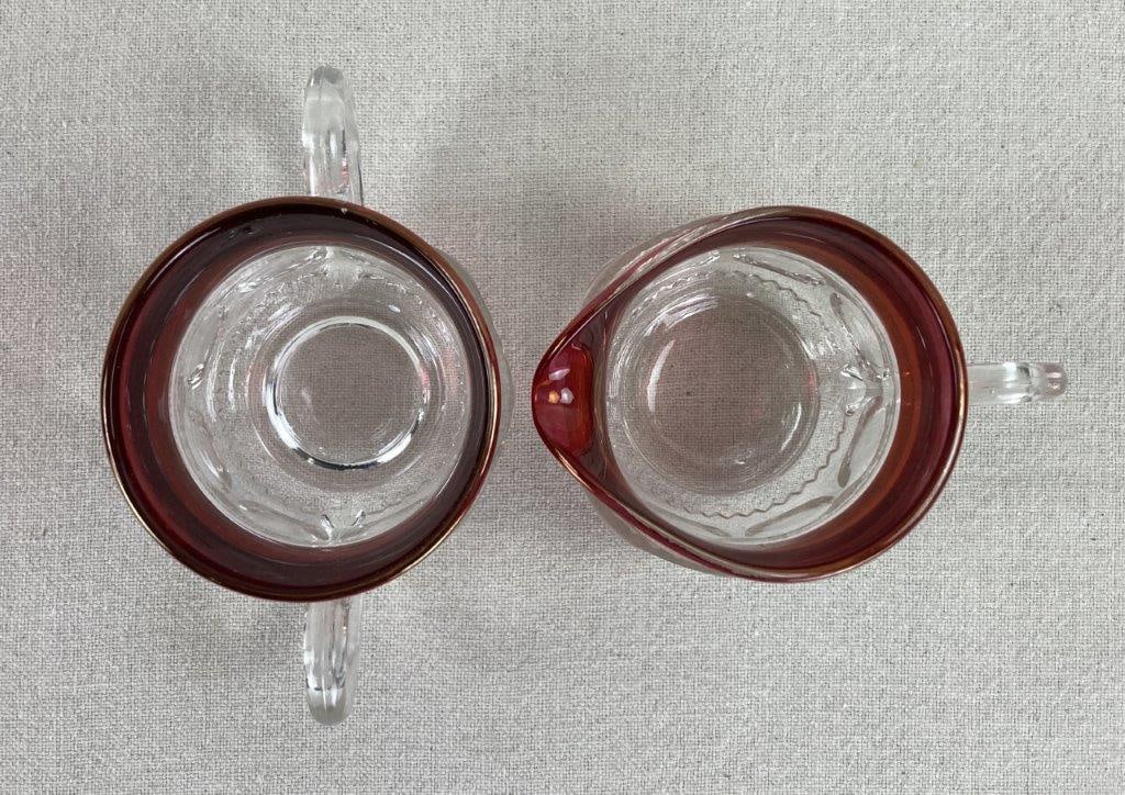 Red King's Crown Dish Lot - 10