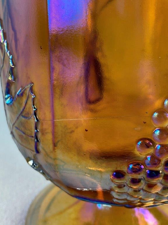 Carnival Glass Pitcher and Dish - 3