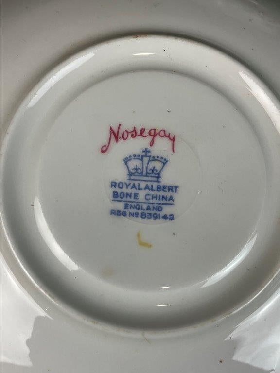 Ten Pieces of Royal Albert Nosegay Decorated China - 9