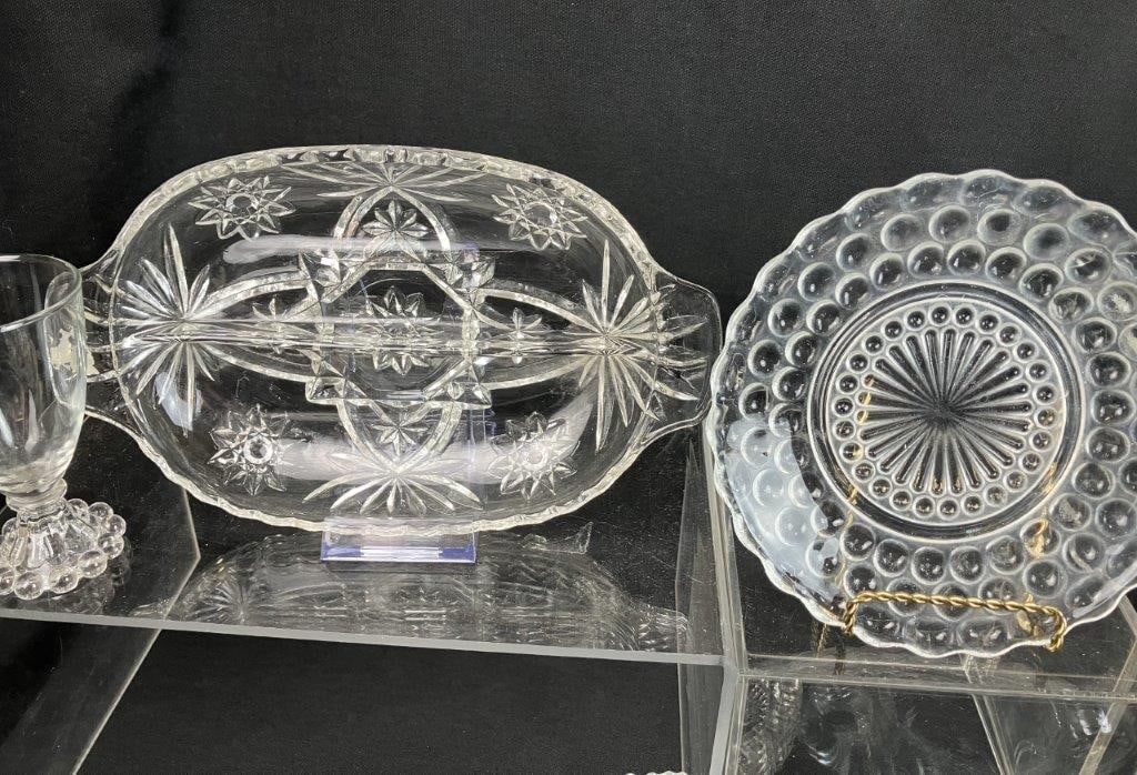 Pressed Glass Assortment - 4