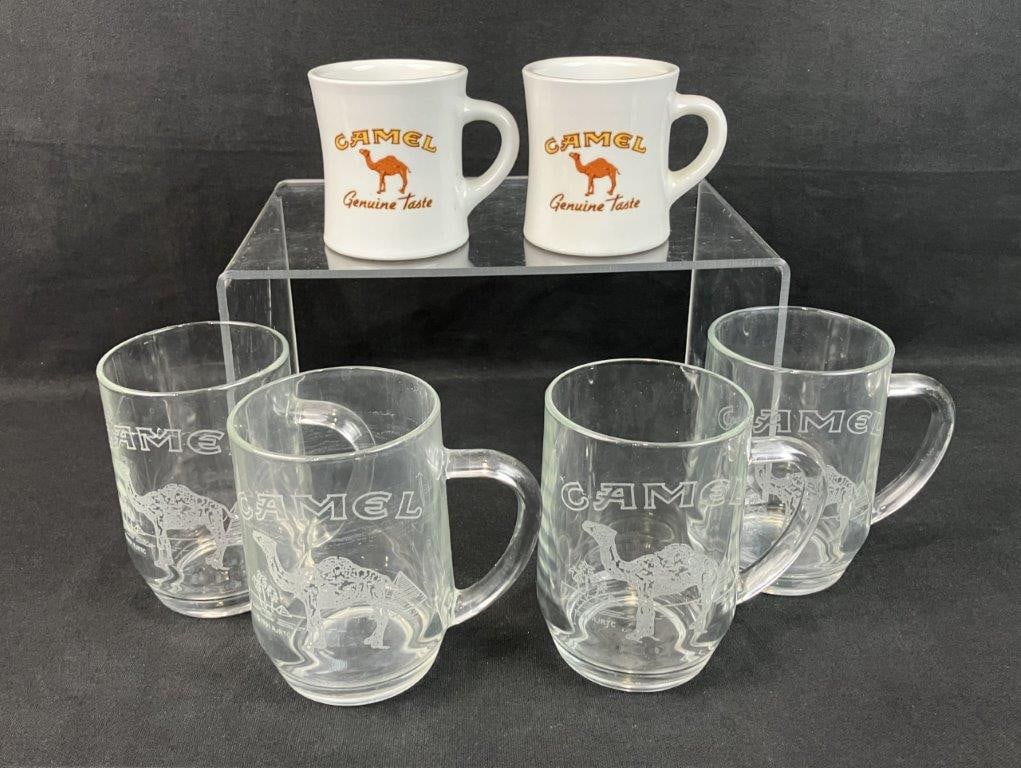 Assortment of Camel Cigarette Advertising Mugs (1 of 8)