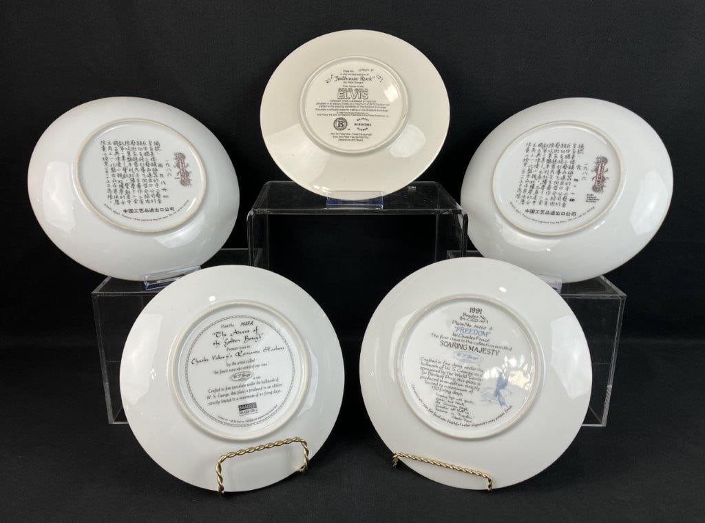 Limited Edition Collector’s Plates Including Elvis - 7