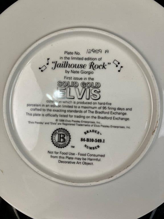 Limited Edition Collector’s Plates Including Elvis - 9