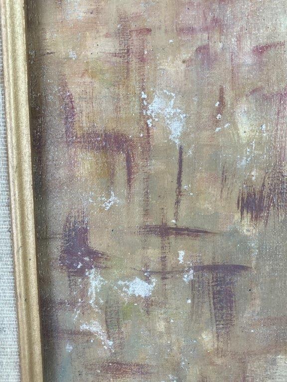 20th Century Portrait of Young Girl, Oil Painting - 4