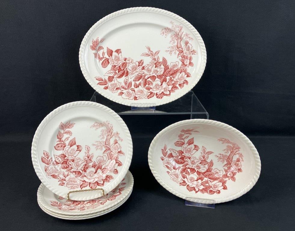 Six Pieces of Johnson Brothers Transferware (1 of 7)