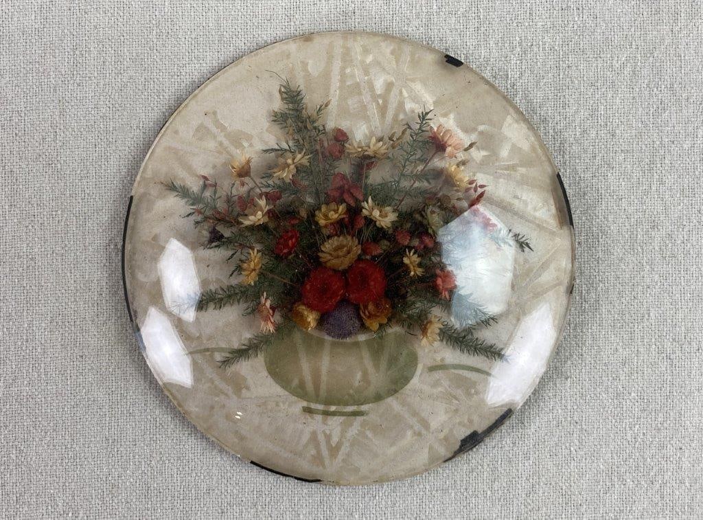 Early 20th Century Portrait of Man with Flower Display - 5
