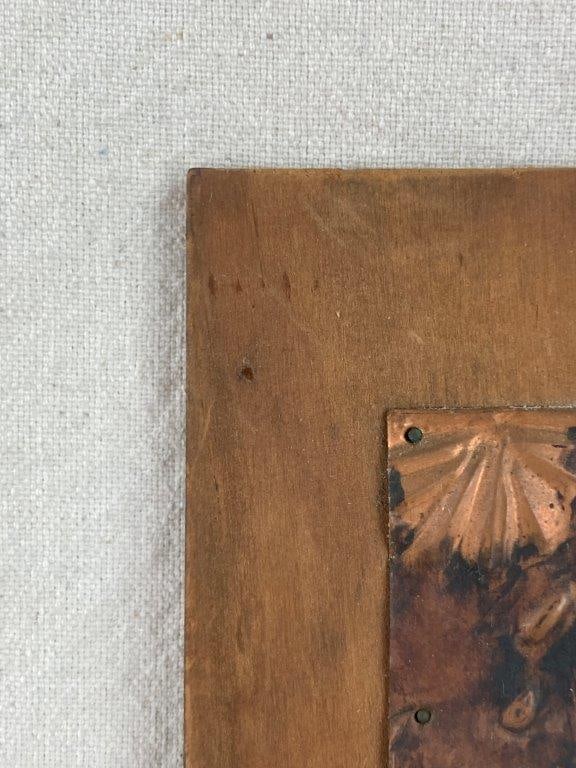 Folk Art Copper Hunting Scene - 4