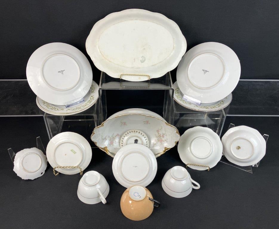 Decorated Porcelain Dinnerware Assortment - 7