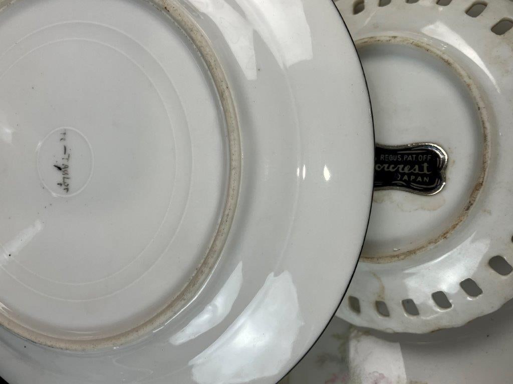 Decorated Porcelain Dinnerware Assortment - 9