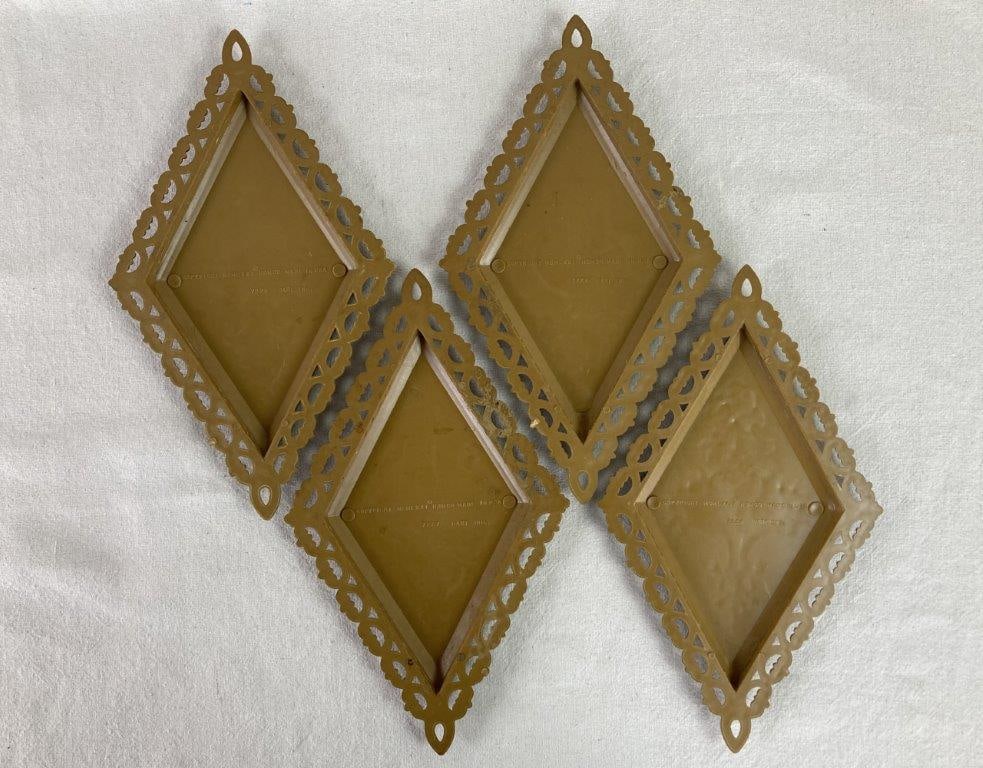 Mid-Century Modern Homco Wall Plaques - 4