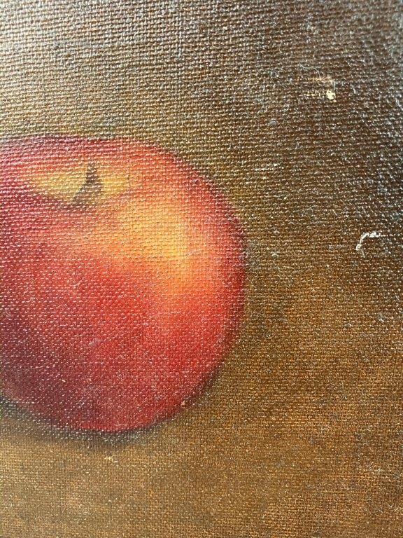 Country Apple Still Life Oil Painting - 5