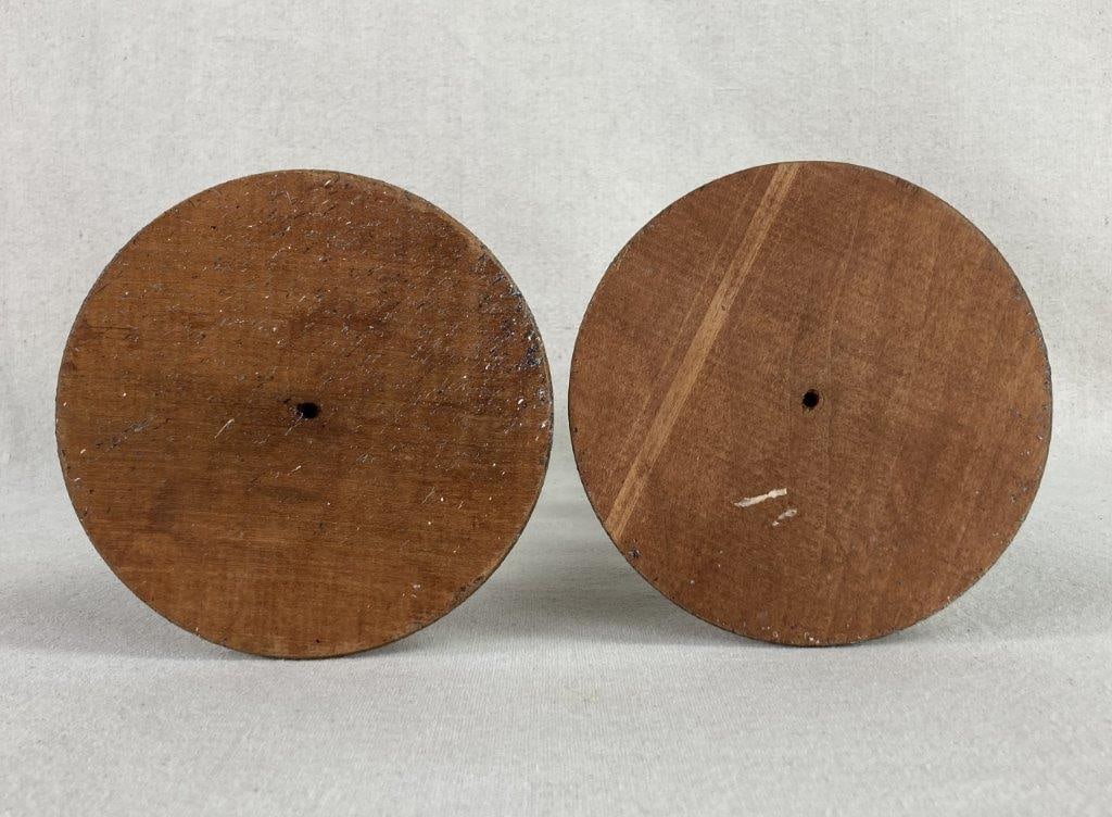 Painted Mahogany Candlesticks - 5