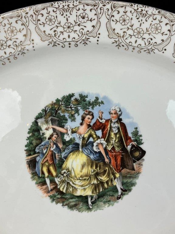22 Kt Gold Decorated China Plates - 4