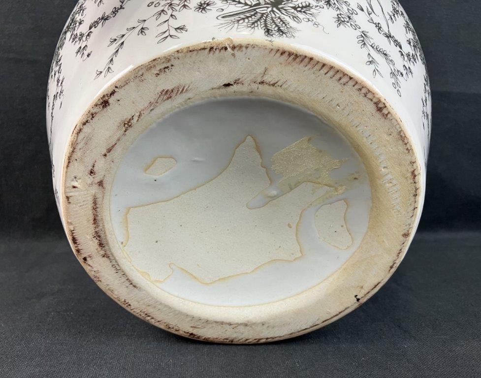 Rooster Design Ceramic Jardinière - 8