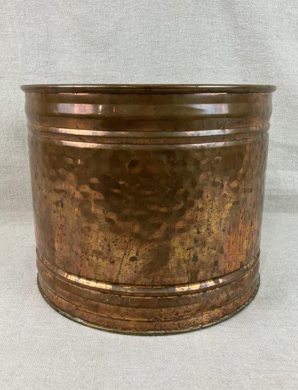 Hammered Copper Bucket - 2