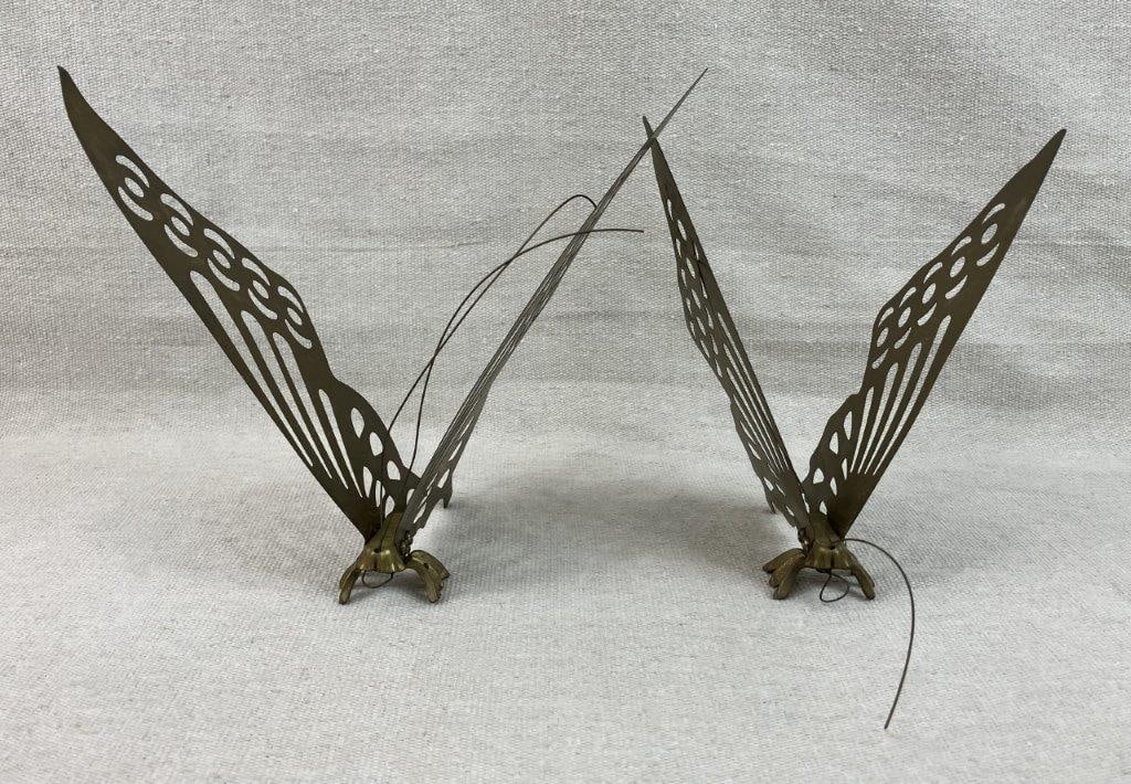 Mid Century Modern Brass Butterflies - 6