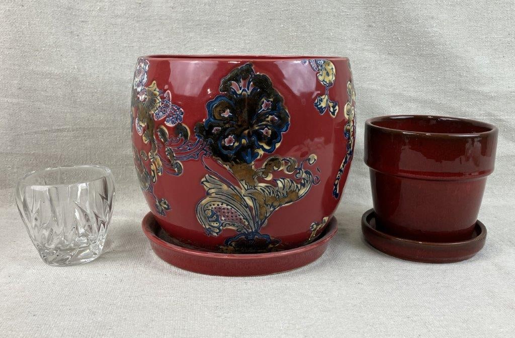 Pair of Ceramic Planters - 2