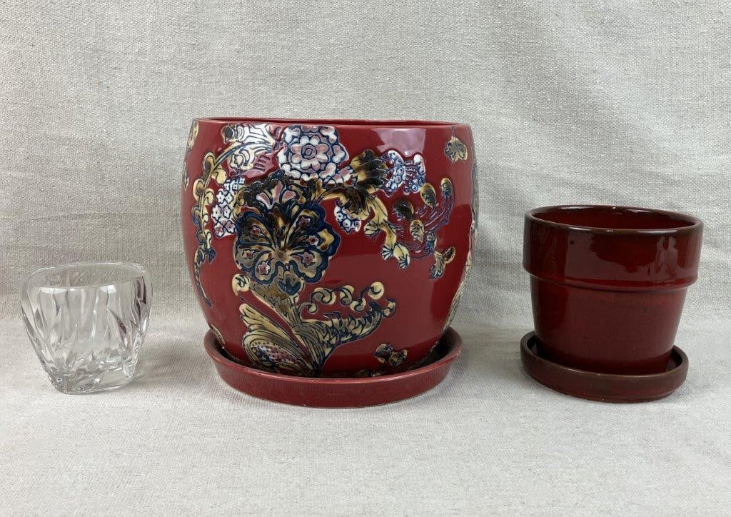 Pair of Ceramic Planters - 3