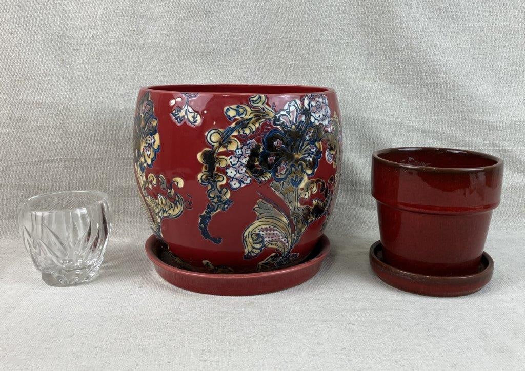 Pair of Ceramic Planters - 4