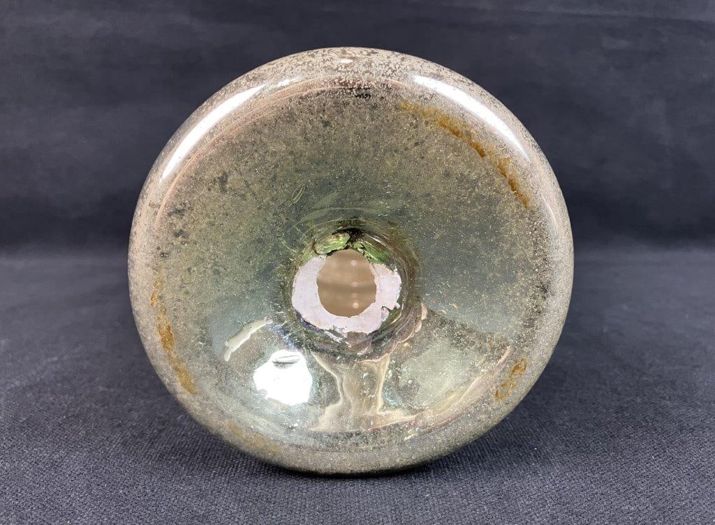 Mercury Glass Decorated Vessel - 7