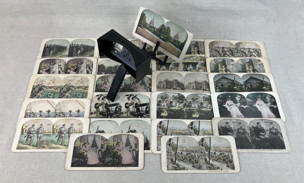 19th Century Stereoscope with Views - 6