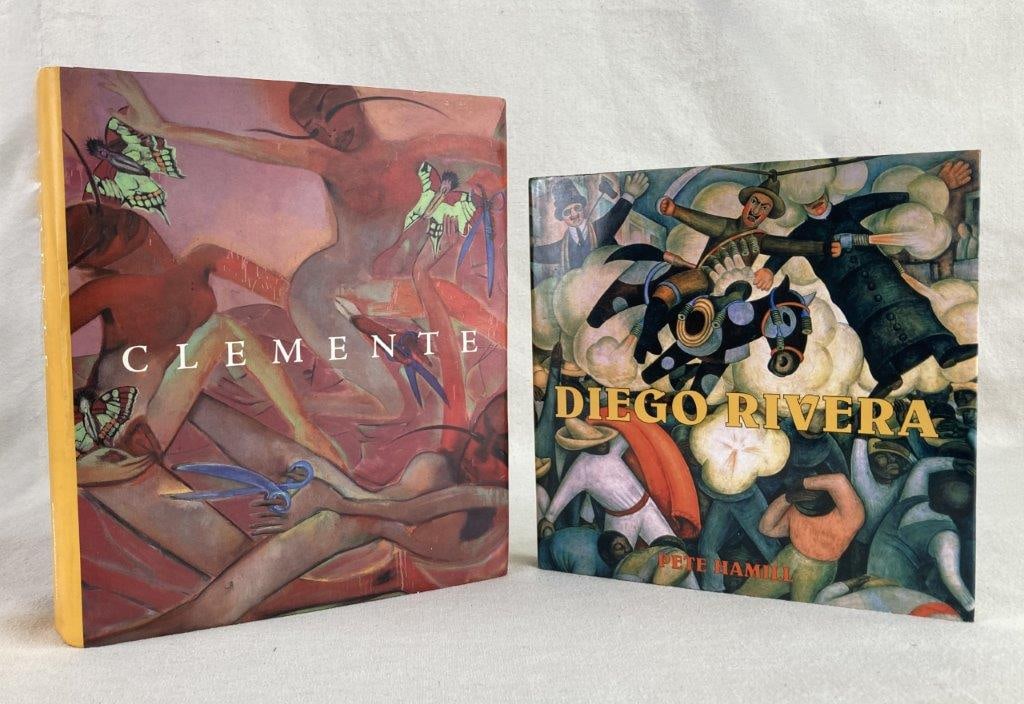 Francesco Clemente and Diego Rivera Art Books (1 of 4)