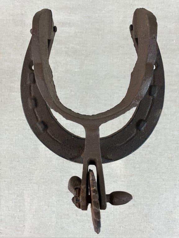 Cast Iron Horseshoe and Spur Door Knocker (1 of 6)
