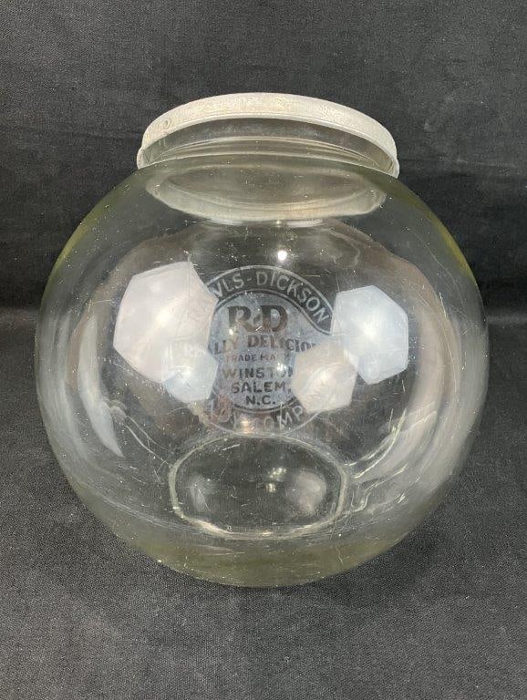 Rawls Dickson Candy Company General Store Counter Jar - 4