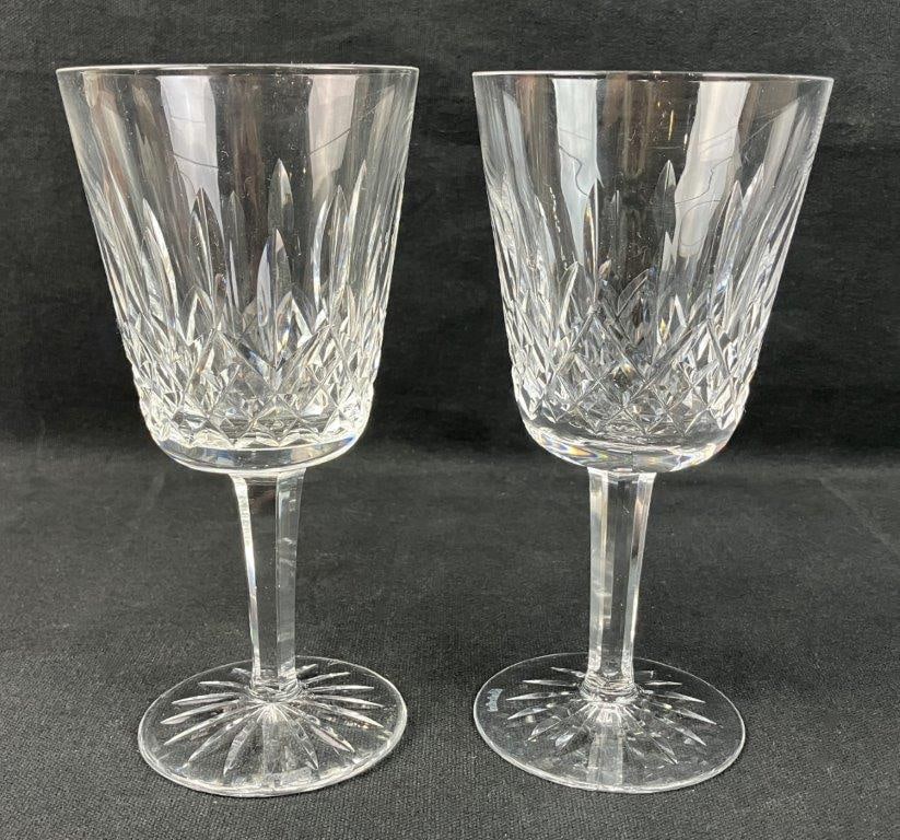 Pair of Waterford Crystal Glasses - 2