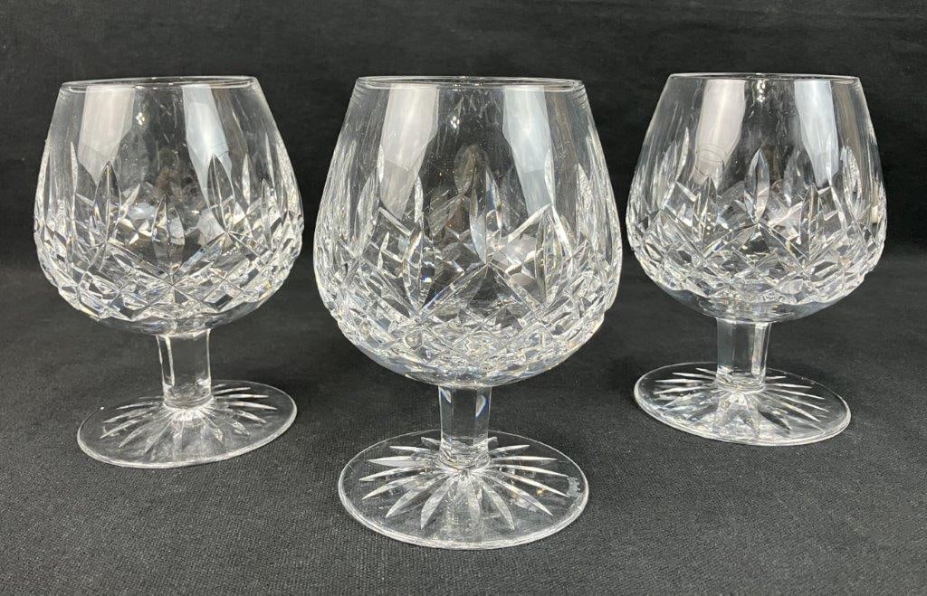 Three Waterford Brandy Glasses - 2