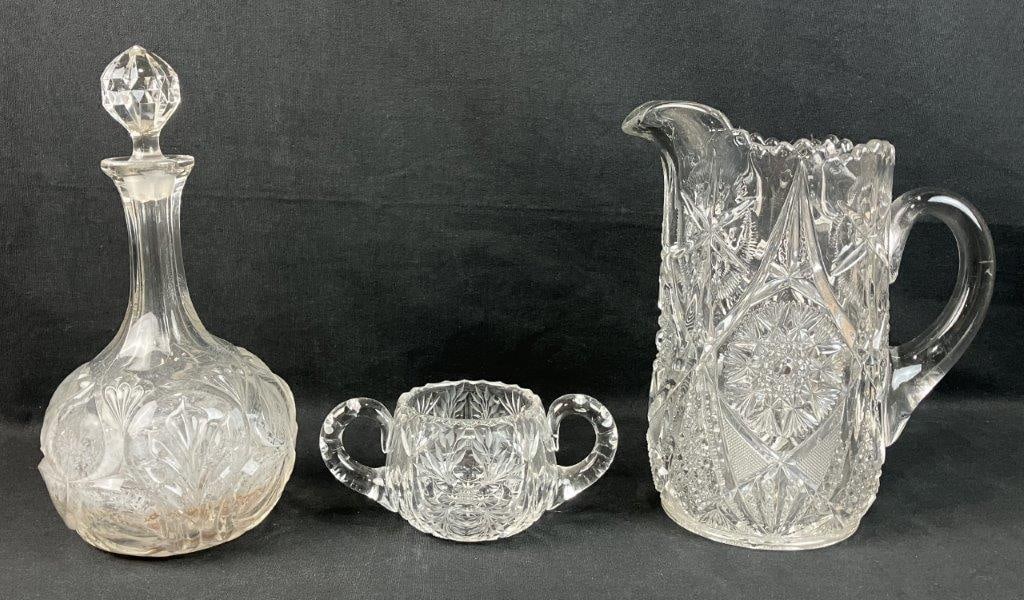 Pressed Glass Assortment - 3