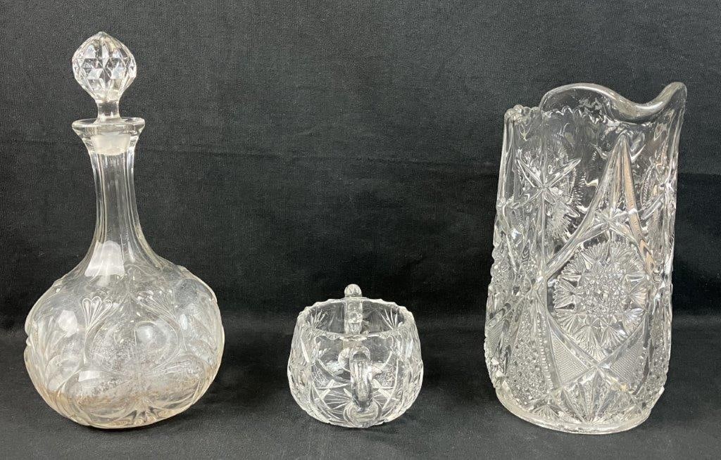 Pressed Glass Assortment - 7