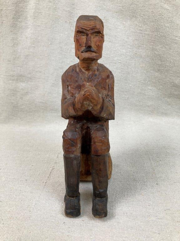 Folk Art Figural Carving - 3
