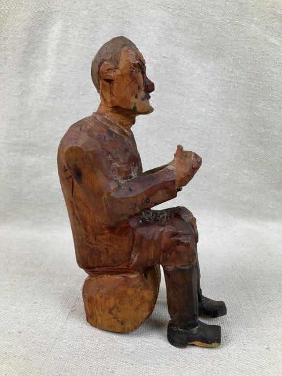 Folk Art Figural Carving - 6