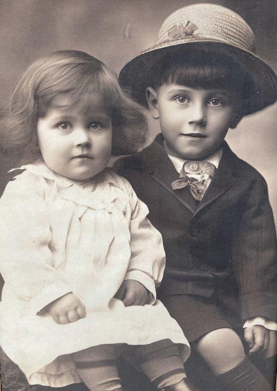 Two Children Framed Photographic Print - 2