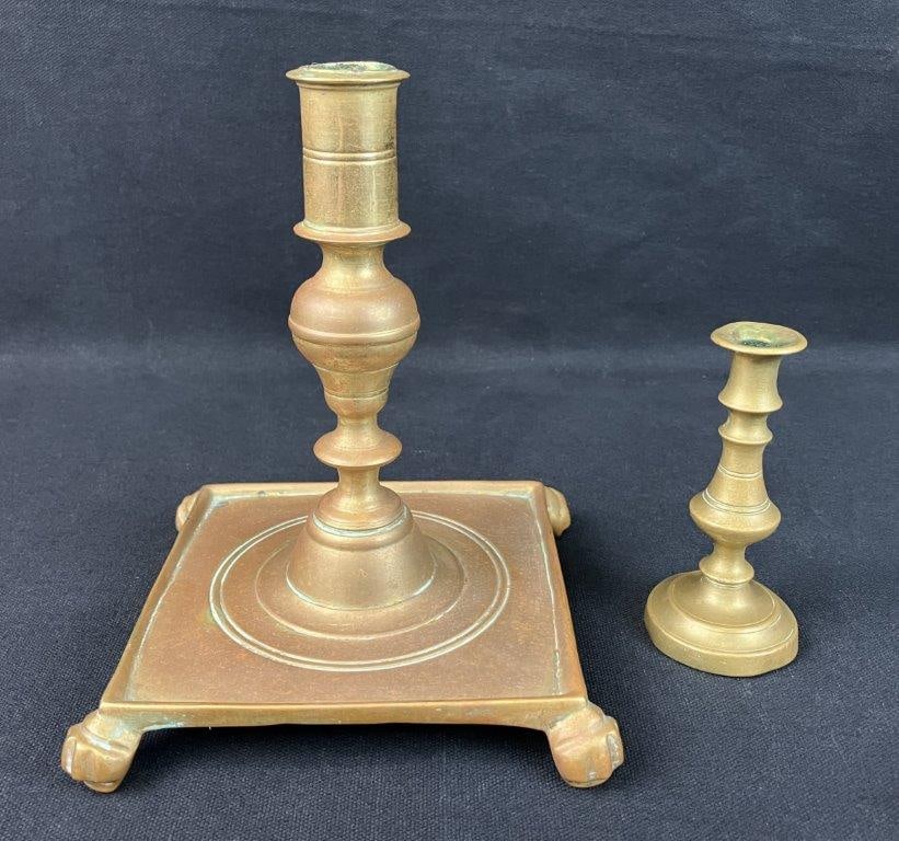 Two Brass Candlesticks (1 of 10)