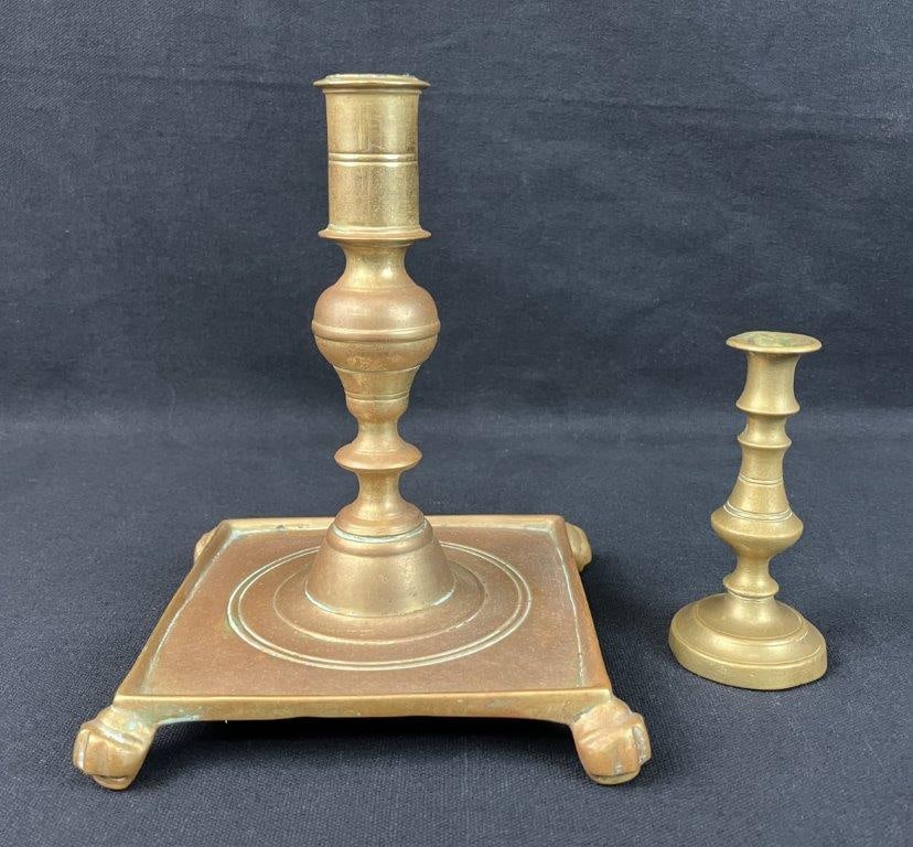 Two Brass Candlesticks - 2