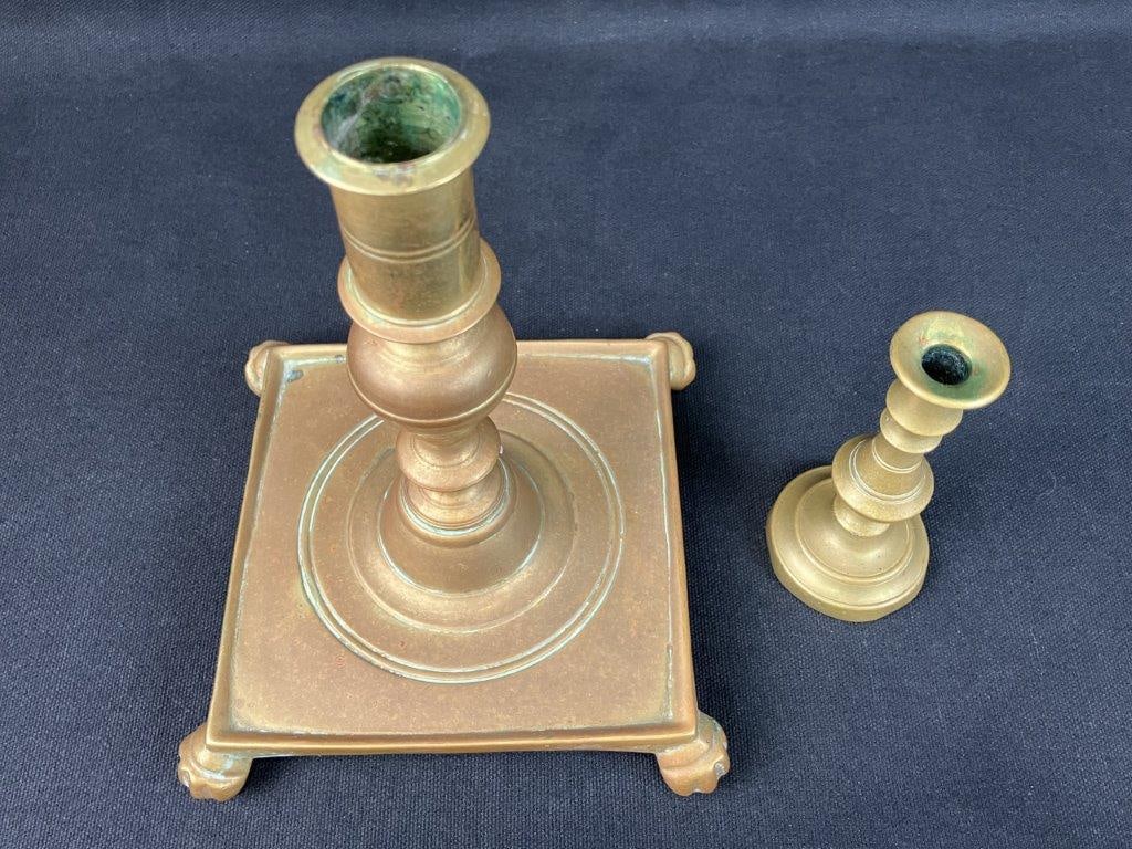 Two Brass Candlesticks - 3