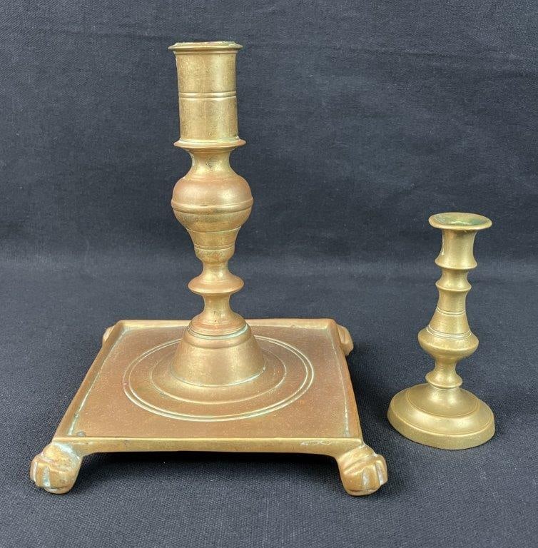Two Brass Candlesticks - 6