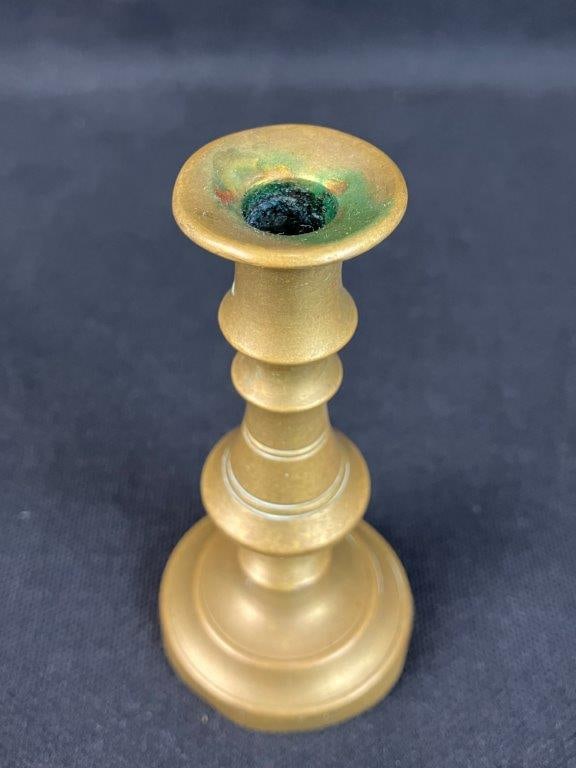 Two Brass Candlesticks - 8