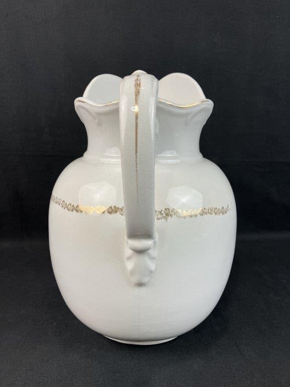 Ironstone Pitcher and Bowl - 10