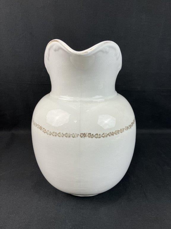 Ironstone Pitcher and Bowl - 6