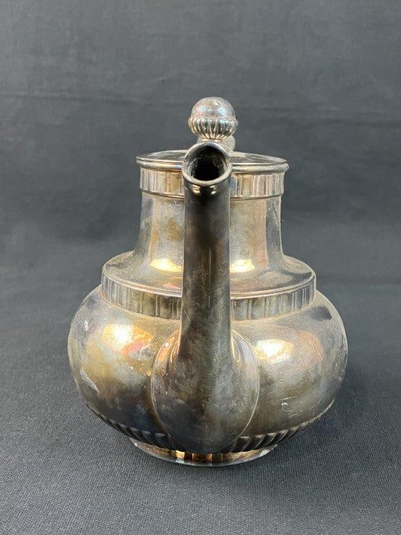 19th Century Silverplate Teapot - 3
