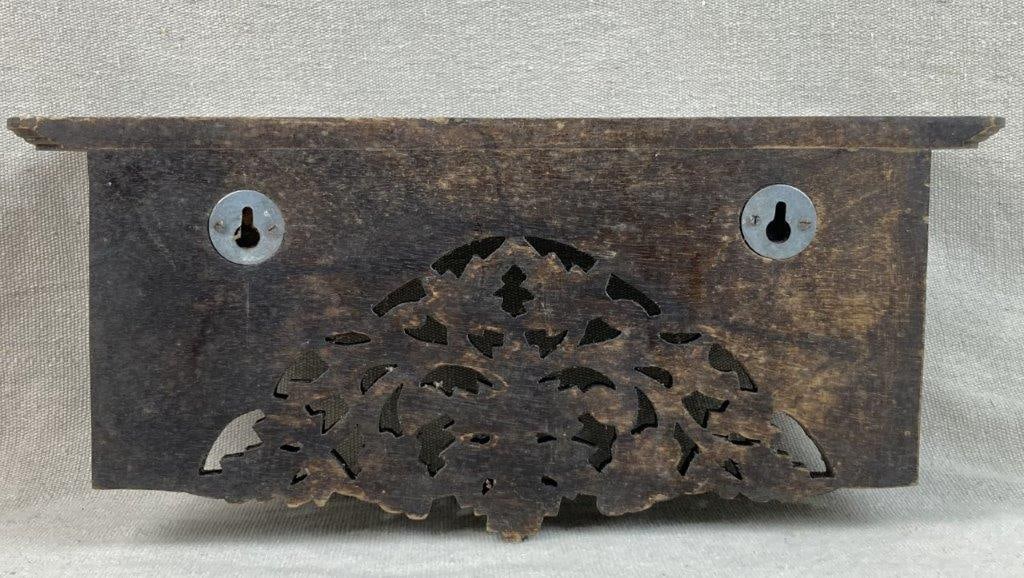 Small Carved Wood Shelf - 4