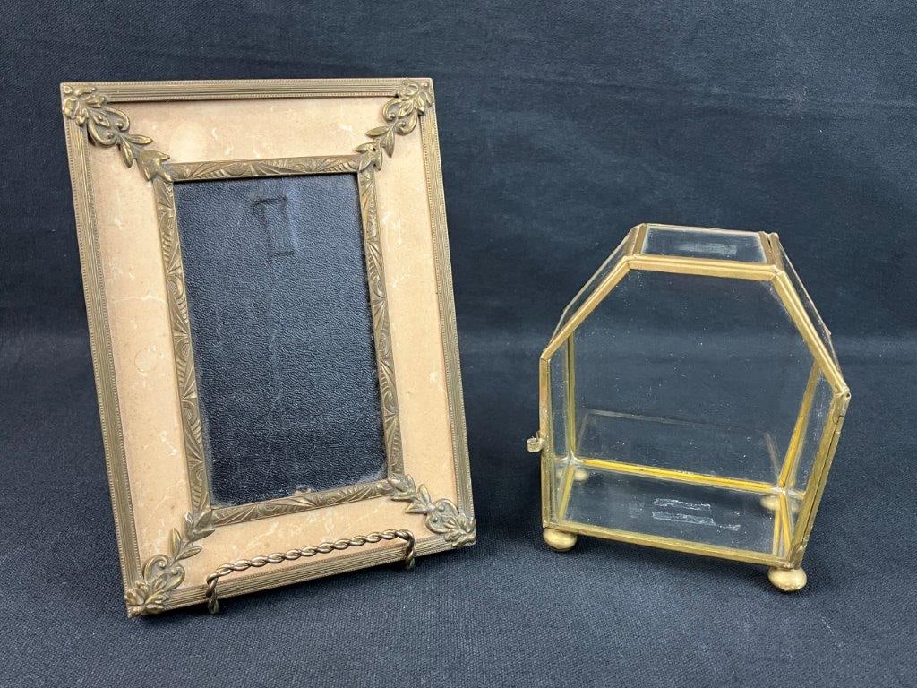Brass Frame and Glass Box (1 of 5)