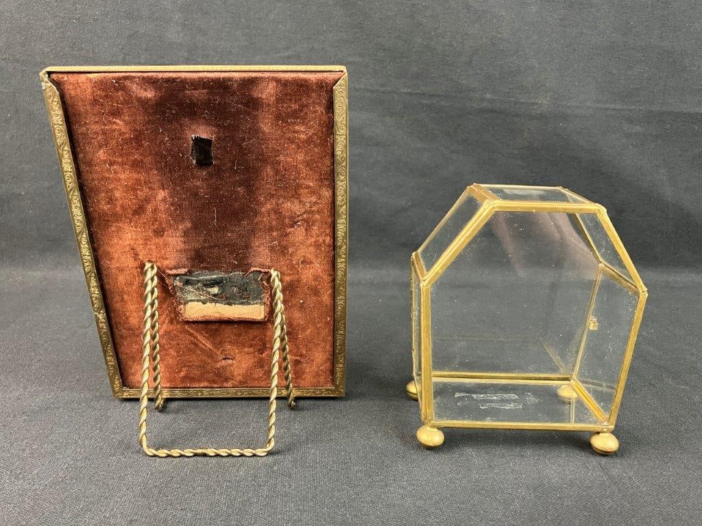Brass Frame and Glass Box - 4