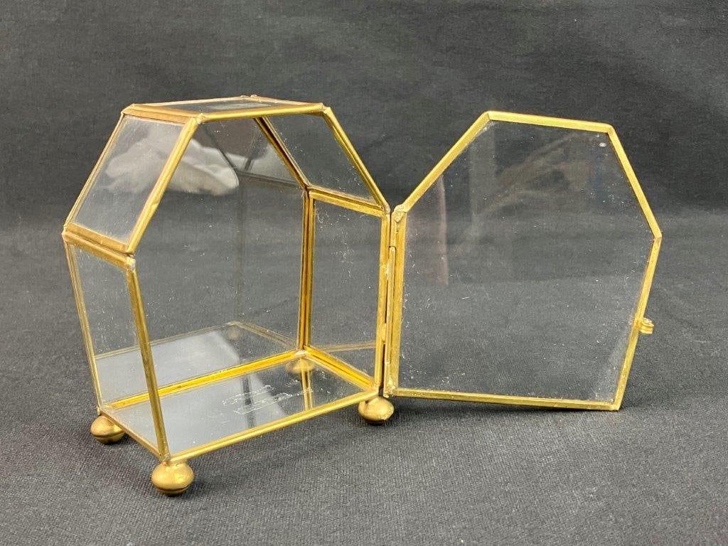 Brass Frame and Glass Box - 5