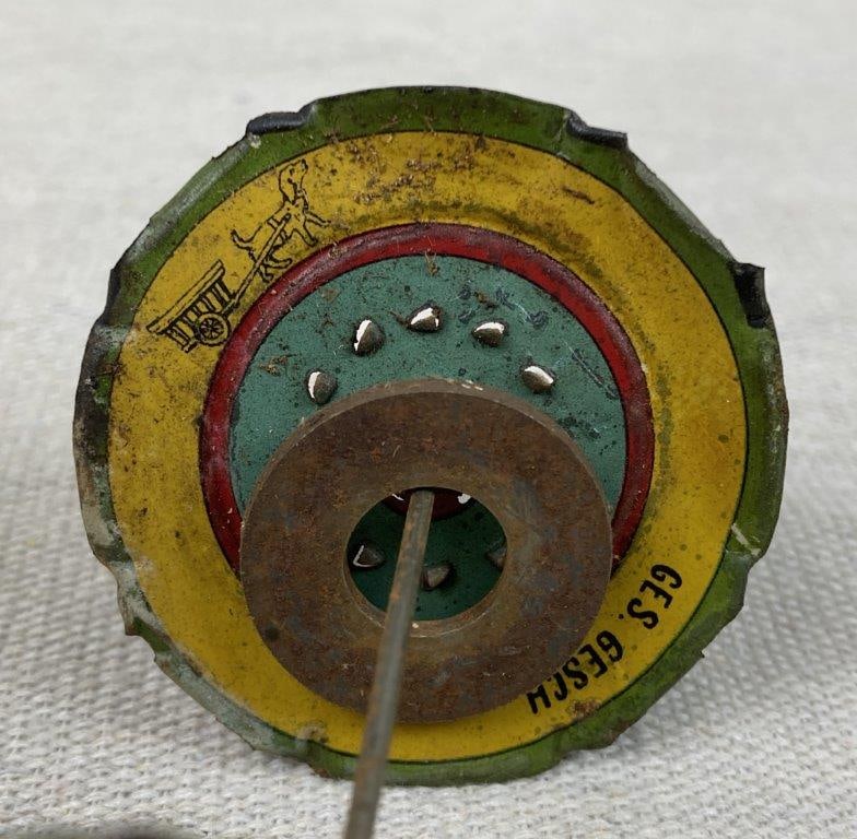 Tin Lithograph Carousel Toy - 8