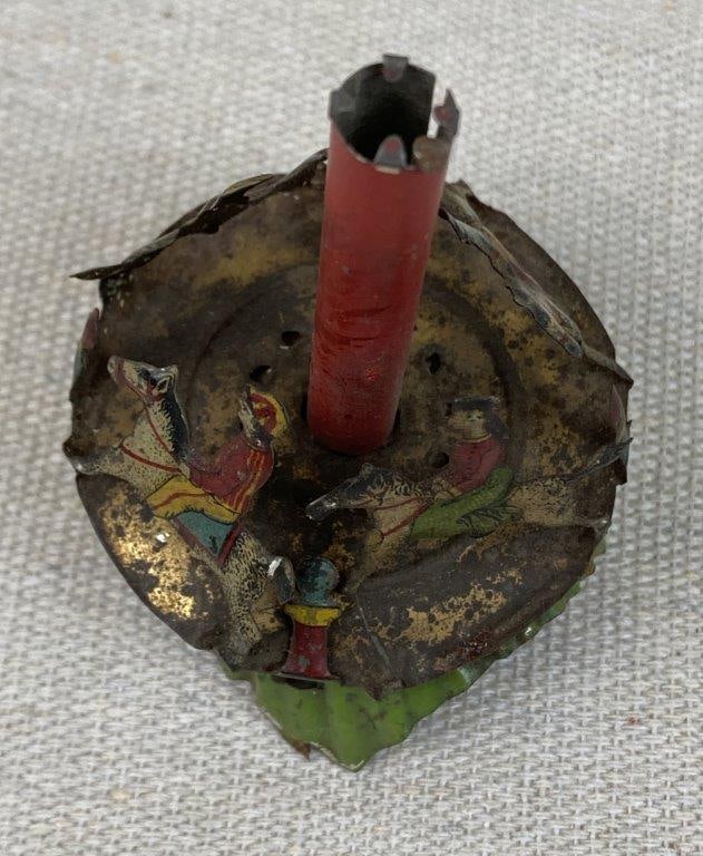 Tin Lithograph Carousel Toy - 9